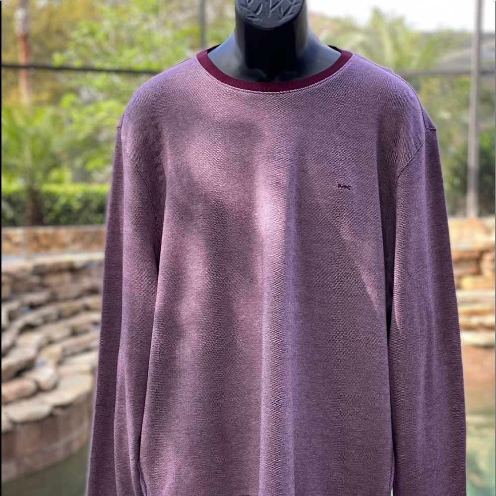 Michael Kors Men's Cranberry Crew Sweatshirt XL – NWT, Cozy Casual Pullover
